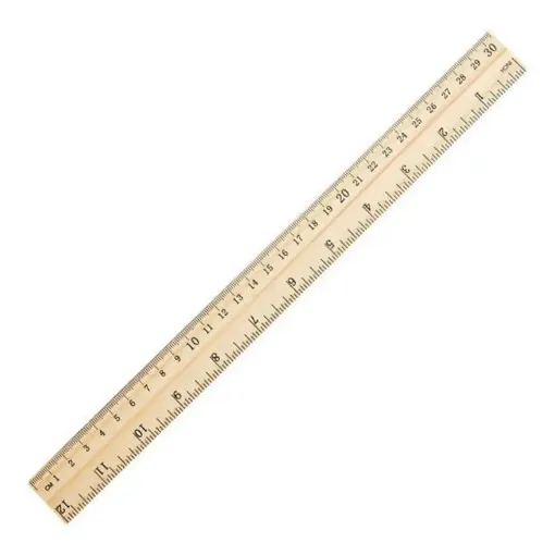 Picture of Supreme Wooden Ruler 30cm