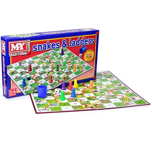 Picture of Snakes & Ladders Game 
