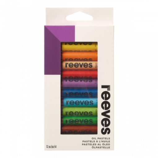 Picture of Reeves Oil Pastels Large Assorted Pack of 12 