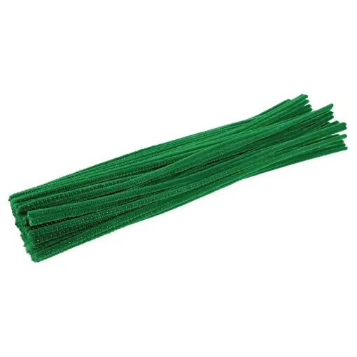 Picture of Pipe Cleaners pack of 25 - 12" Green