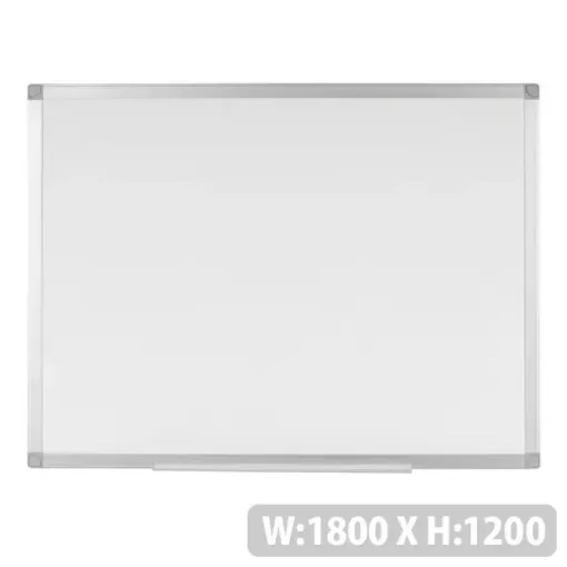 Picture of Aluminium Magnetic Enamel Whiteboard 6x4ft