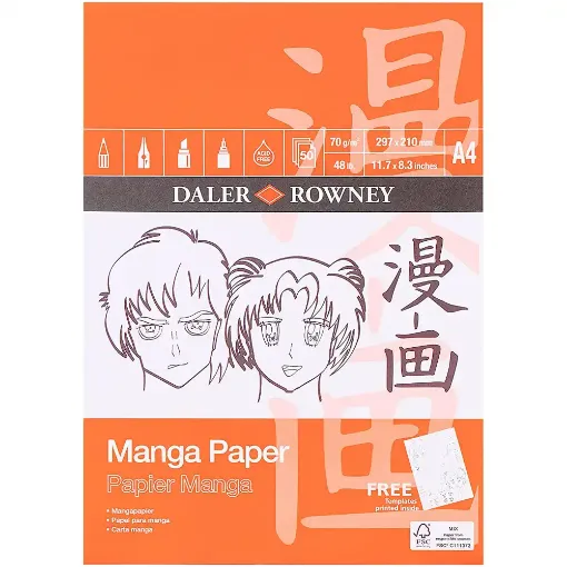 Picture of Daler Rowney Manga Pad A4