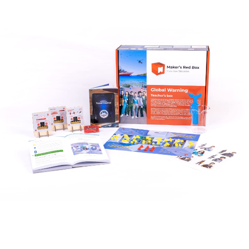 Picture of Maker's Red Box Global Warming Teacher's Box & Supplies Starter Kit (for 12)