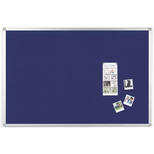 Picture of Blue Felt Noticeboard 900x600mm