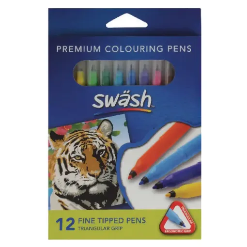 Picture of Swash Colour Markers Fine Tip Set of 12