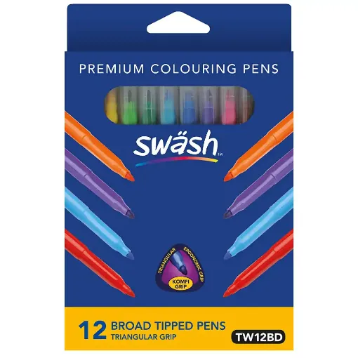 Picture of Swash Colour Markers Broad Tip Set of 12