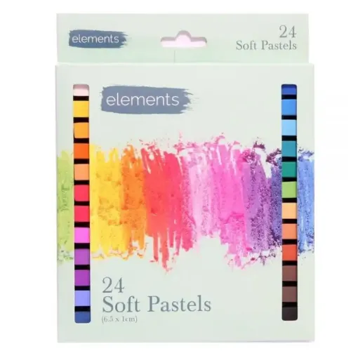 Picture of Elements Soft Pastels Pack of 24