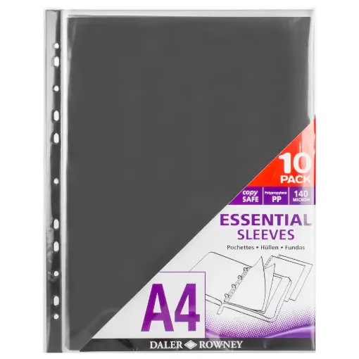Picture of Essential A4 Plastic Sleeves Pack of 10