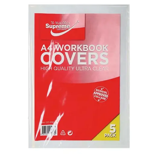 Picture of A4 Clear Workbook Covers (5 Pack)