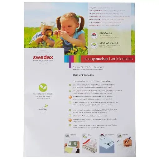 Picture of Swedex A3 Laminator Smartpouch (Pack of 100)