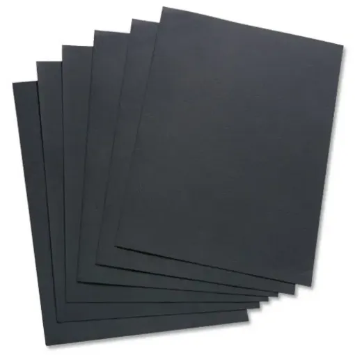 Picture of A4 Leather Look Binding Covers Black (Pack of 100)