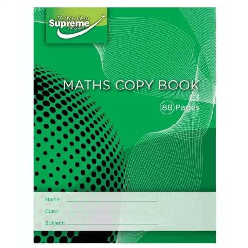 Picture of Supreme C3 Maths Copy Book 88 Pages 