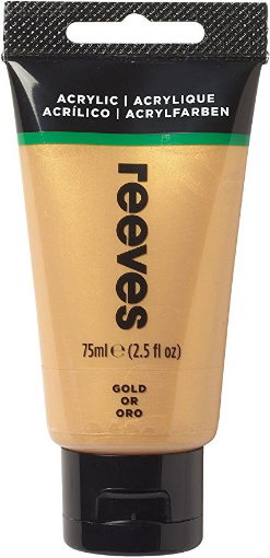 Picture of Reeves Acrylic 75ml Metallic Gold  