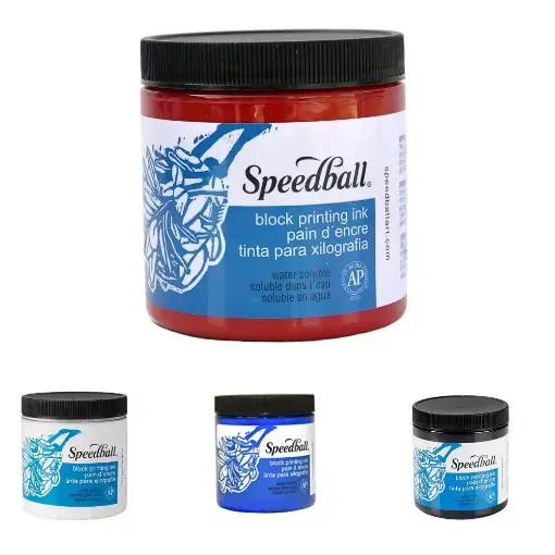 Picture of Speedball Water-Soluble Block Printing Ink 236ml Range