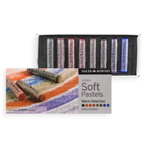 Picture of Daler Rowney Soft Pastels Warm Tones 8 Set