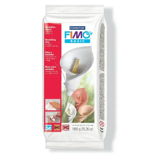 Picture of FimoAir Basic Modelling Clay 1kg White