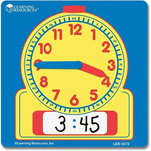 Picture of Write on Wipe off Demonstration Clock  LS3