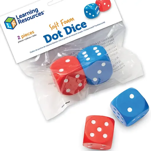 Picture of Giant Foam Dot Dice Set 