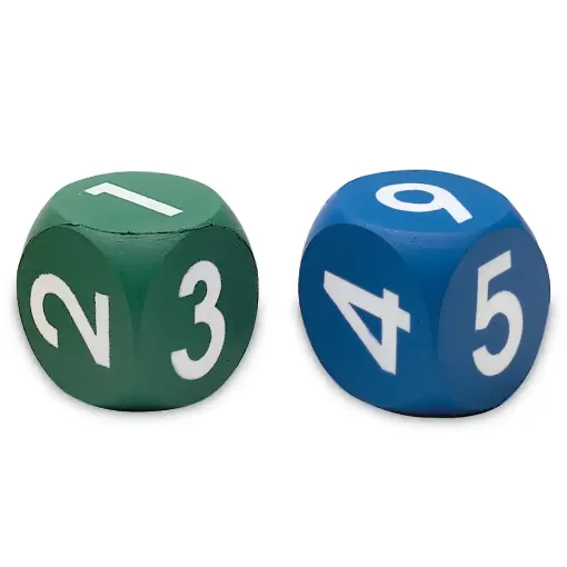 Picture of Giant Foam Number Dice set 2