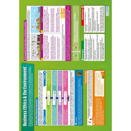 Picture of Business & The Environment Laminated Daydream Wallchart