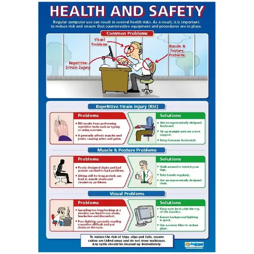 Picture of Health & Safety Laminated Wallchart