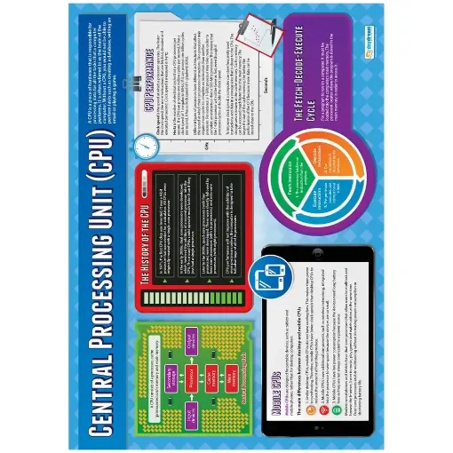 Picture of Central Processing Unit- Laminated Wallchart