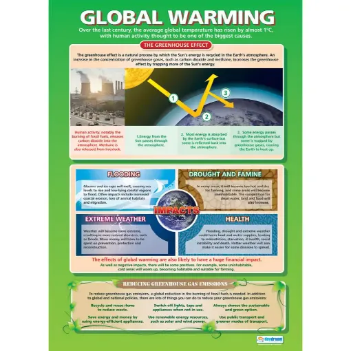 Picture of Global Warming Laminated Wallchart
