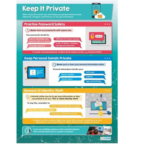 Picture of Keep It Private Laminated Wallchart