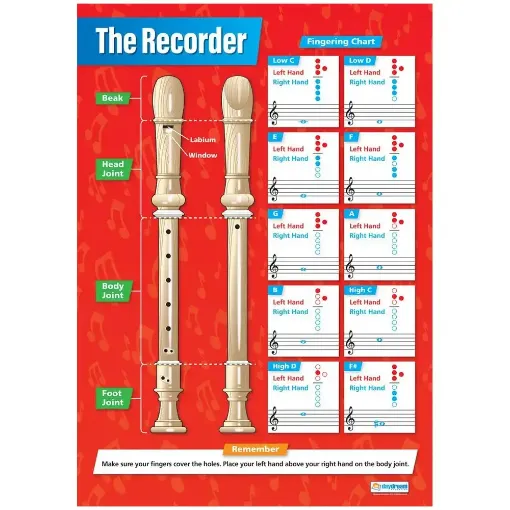Picture of Recorder Wallchart  