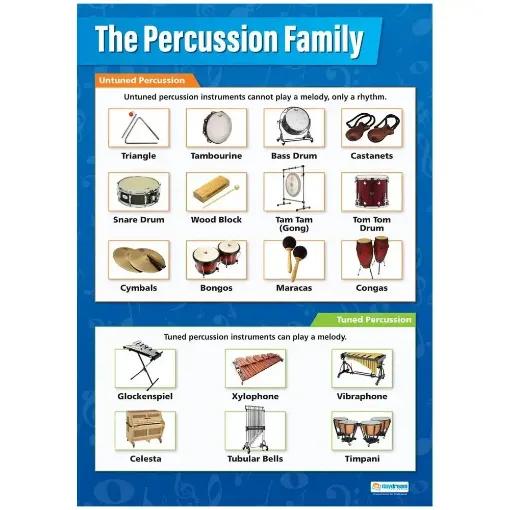 Picture of Percussion Family Gloss Daydream Wallchart