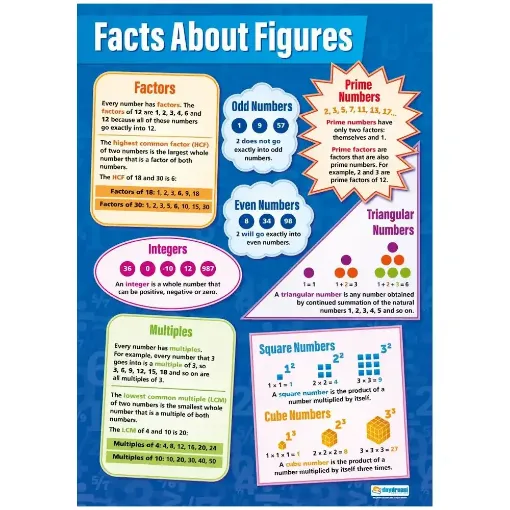 Picture of Facts about Figures Laminated Daydream Wallcharts