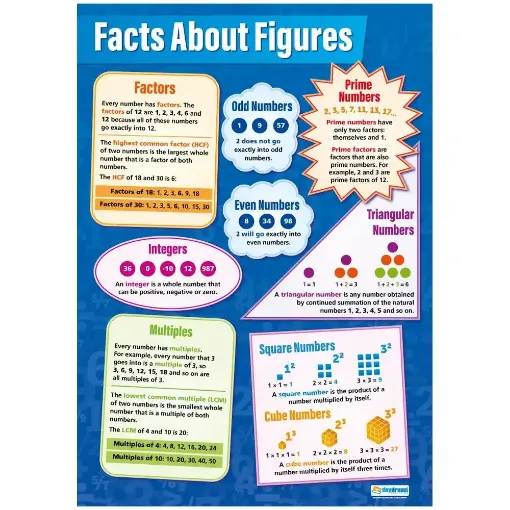 Picture of Facts about Figures Laminated Wallchart