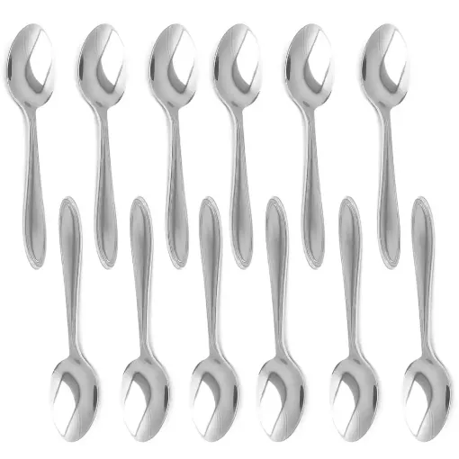 Picture of Stainless Steel Dessert Spoons (Pack of 12)
