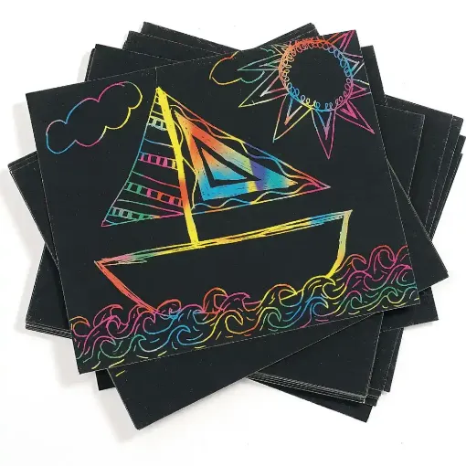 Picture of Scratch Design Boards 100 Sheets