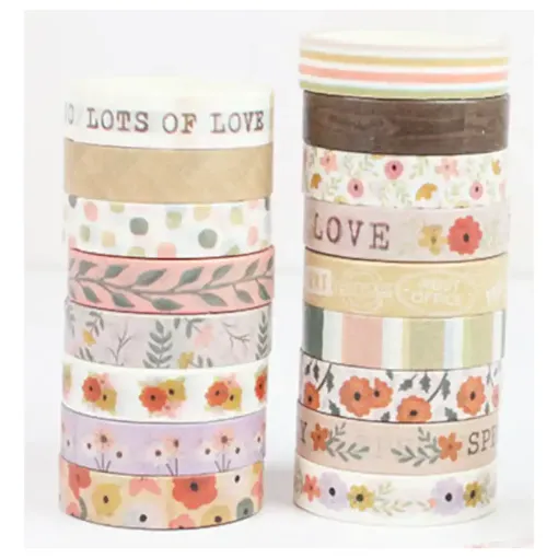 Picture of Dovecraft Washi Tape Box 20 Rolls - Pastel