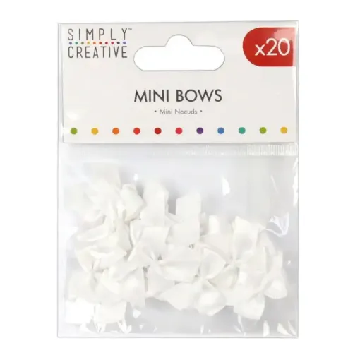 Picture of Simply Creative Mini Bows White