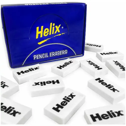 Picture of Helix PVC Pencil Erasers Pack of 20