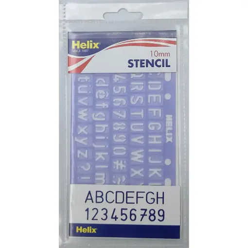 Picture of Helix Lettering Stencil 10mm HEL