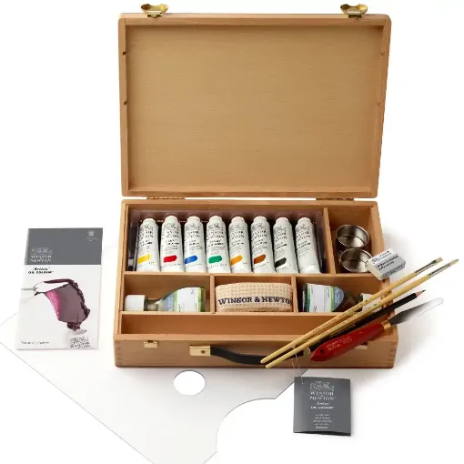 Picture of W&N Artist's Oil Bamboo Box Set