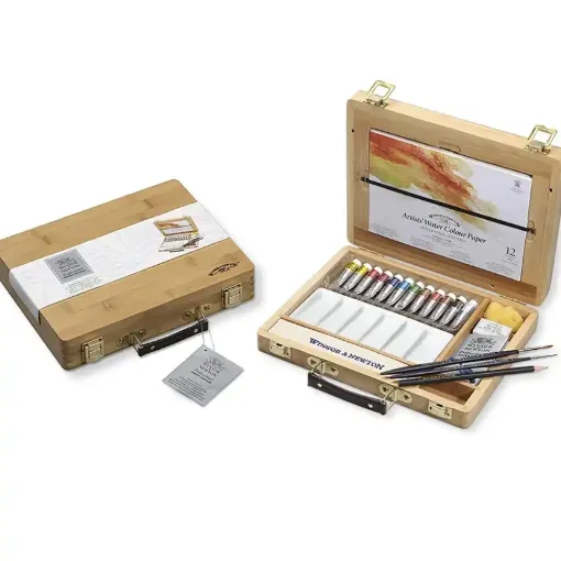 Picture of WN Artists Watercolour Tube Bamboo Box Set