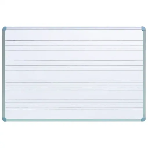 Picture of Music Stave Whiteboard Lacquered Steel 4x3ft (1200x900) 