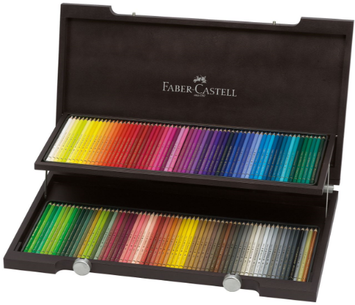 Picture of Faber Castell Polychromos Pencils (Wooden Box of 120)