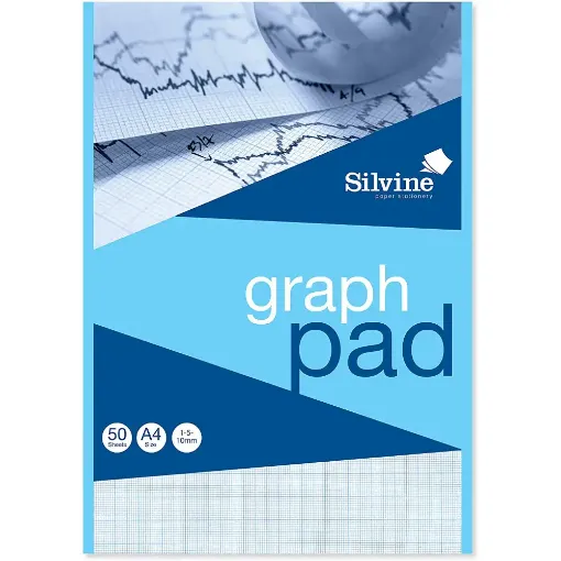 Picture of Silvine A4 Graph Pad (50 Sheets)