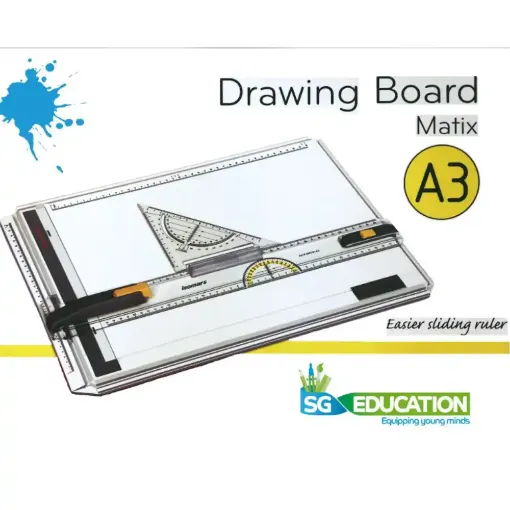 Picture of SG A3 Drawing Plate with Ruler