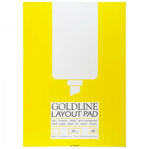 Picture of Goldline A4 Layout Pad 50g (80 Sheets)