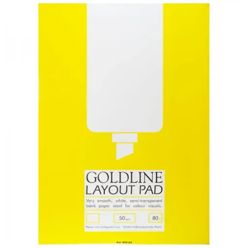 Picture of Goldline Layout Pad 80 Sheets 50g A4
