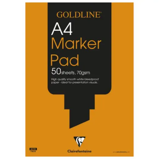 Picture of Goldline A4 Marker Pad 70g (50 Sheets)