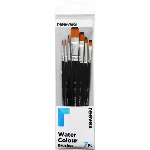 Picture of Reeves Watercolour Short Handle Brush Set of 7