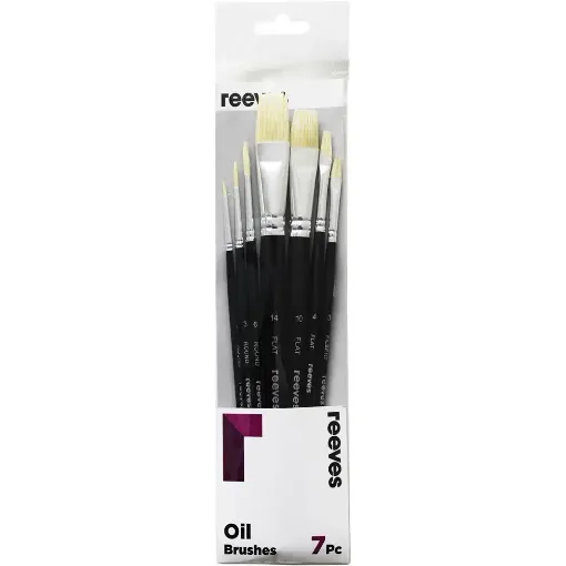 Picture of Reeves Oil  Long Handle Brush Set of 7
