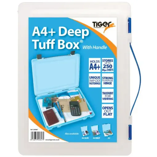 Picture of Tiger A4+ Deep Tuff Box with Handle (353x250x40cm)